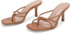Tan Leather Strappy Heel - Noelle