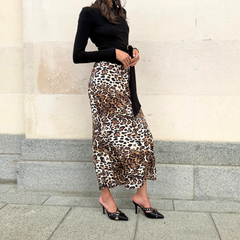 Black Leather Mule - Mara