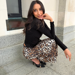 Black Leather Mule - Mara