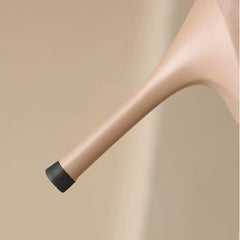 Blush Pink Two-Tone Leather Pump – Verona