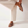 Brown Raffia Flat – Isla