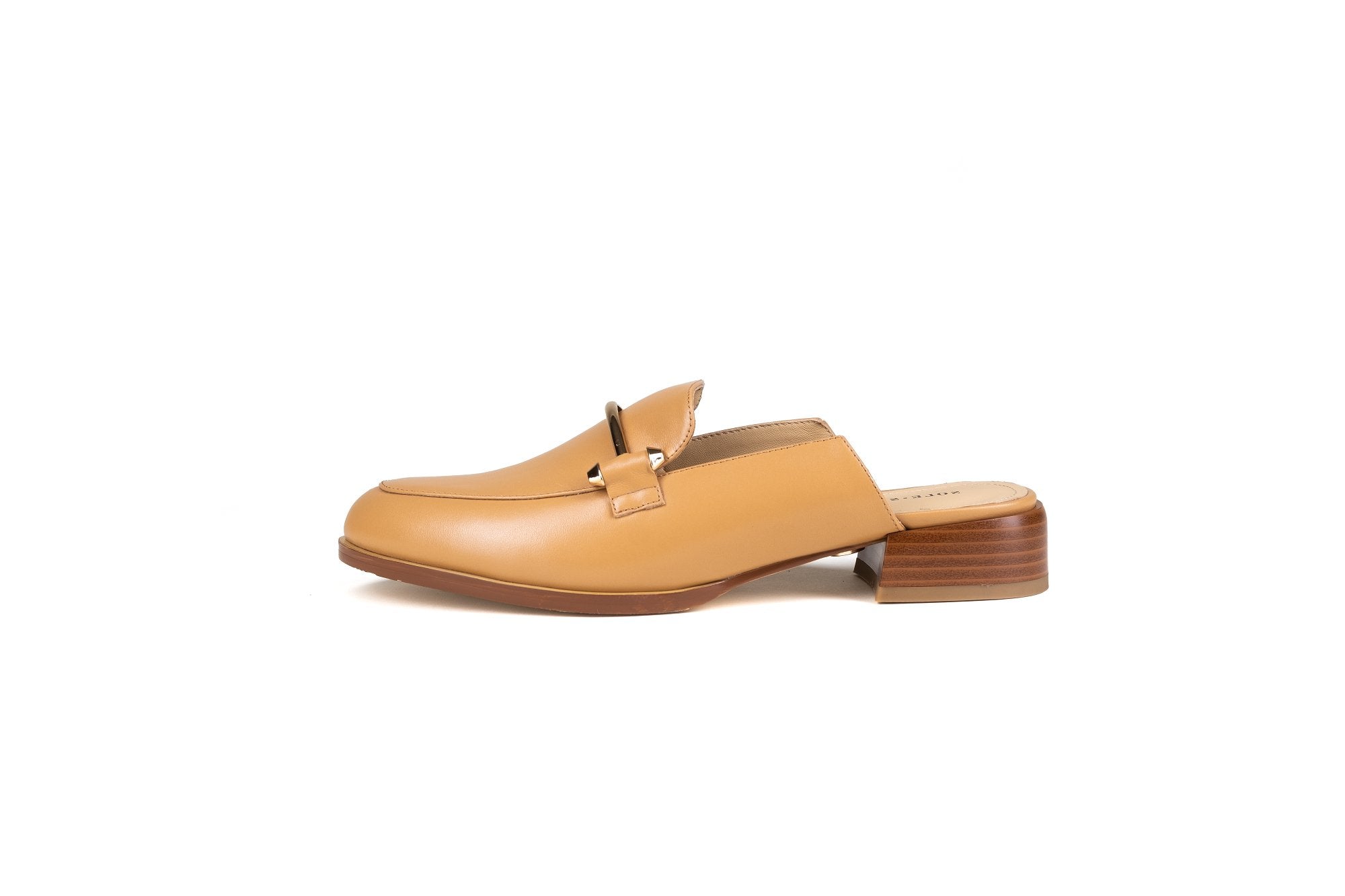 Aria Flat Mule Tan Flats by Sole Shoes NZ F22-36