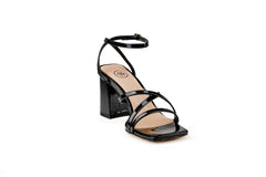 Ky Sandal Heel Black Heels by Sole Shoes NZ H22-36