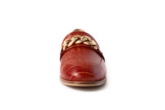 Lux Loafer Terracotta Flats by Sole Shoes NZ F12-35