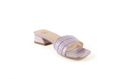 Marbella Sandal Lilac Flats by Sole Shoes NZ F18-36