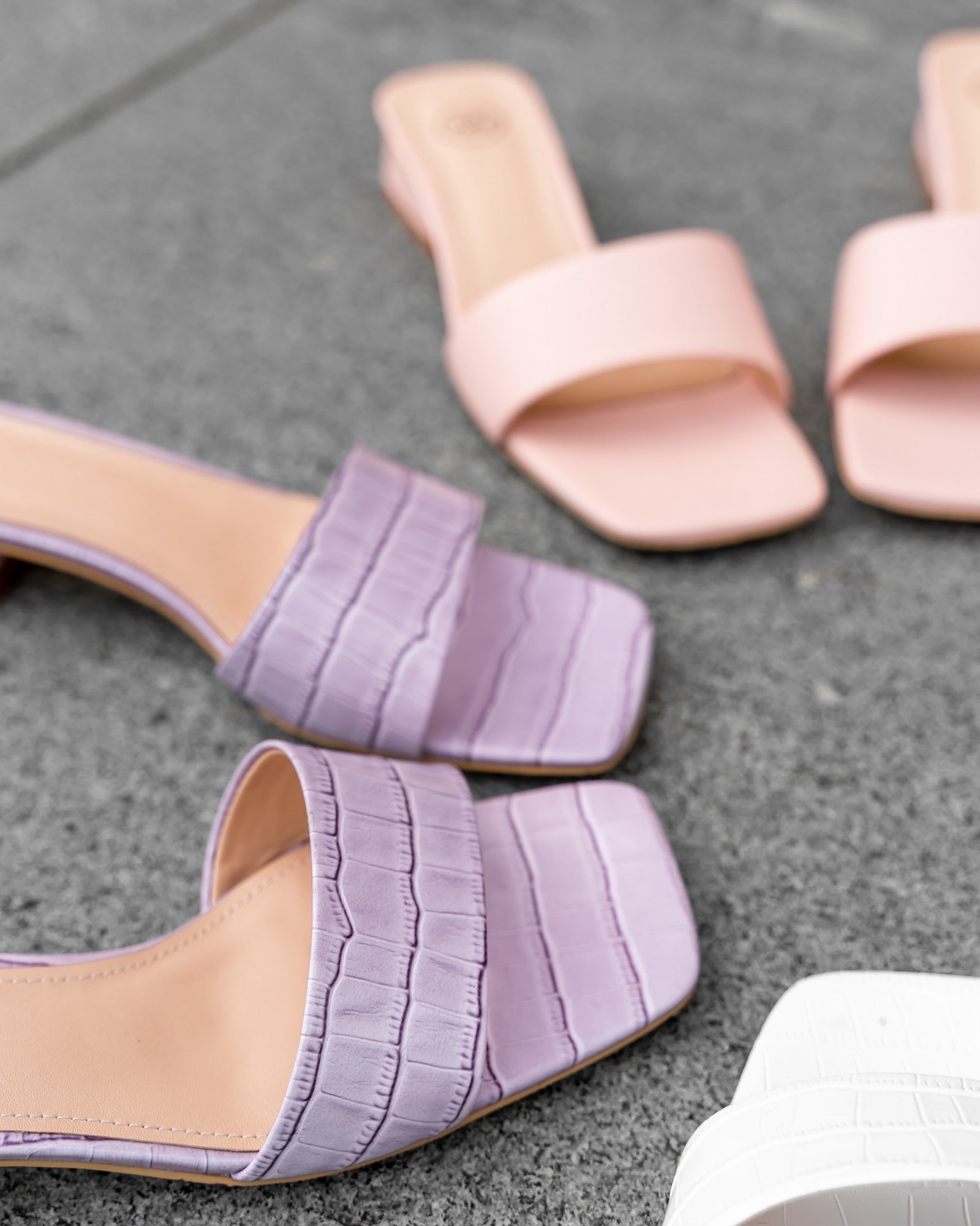 Marbella Sandal Lilac Flats by Sole Shoes NZ F18-36