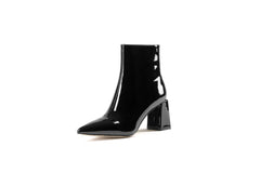 Nicola Ankle Boot Black Boots by Sole Shoes NZ AB16-36