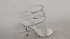 Python Heel White Heels by Sole Shoes NZ H29-35