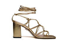 SAMPLE Eloise Strappy Sandal Gold by Sole Shoes NZ Eloise-SG