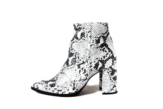 Viper White Ankle Boot Boots by Sole Shoes NZ AB7-35 2048