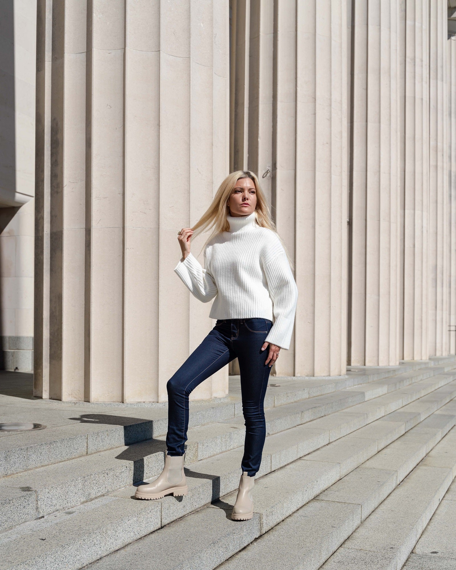 Dev Boot Cream - Sole Shoes NZ Womens Shoes